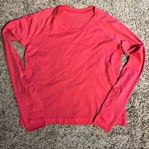 Women's Long Sleeve swiftly lululemon size 12 glaze pink